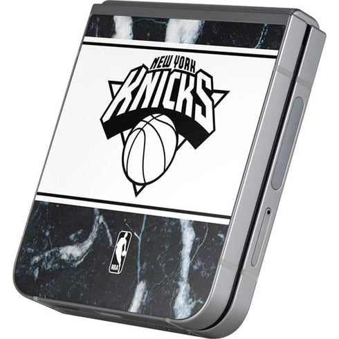 NBA New York Knicks Marble Galaxy Z Flip6 Skin